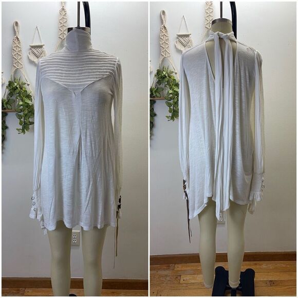 Free People Dress in White Missing Strap on One Side - Picture 1 of 1